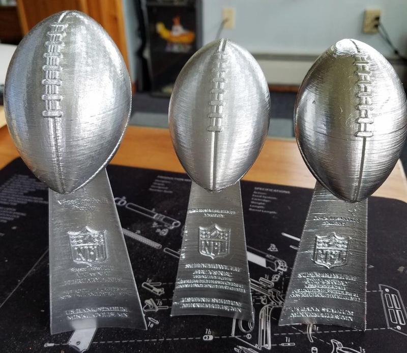 Engraved LII Lombardi Trophy Eagles