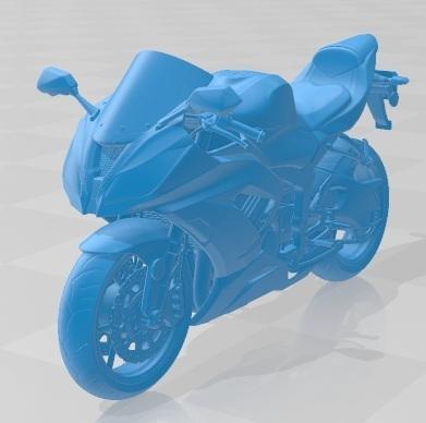 Kawasaki Ninja ZX 6R 2015 Printable Motorbike