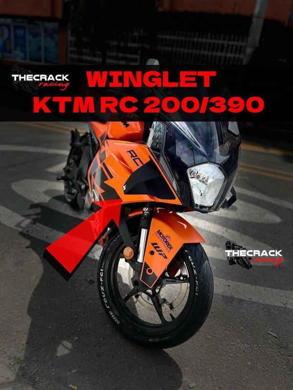 Winglet V.01 / Spoiler / spoiler for KTM RC 200-390 2022-2024 MotoGP RC16, RC8C, Same Body, Lower Fairing, Front Wing