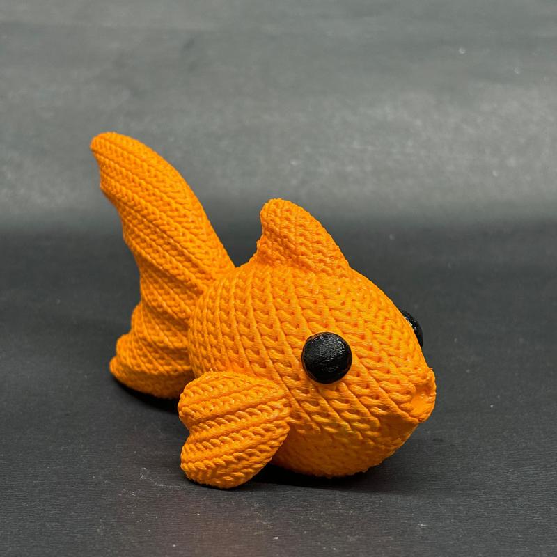 Knitted Gold Fish
