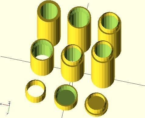 Parametric Pipe (C-Dur pan flute test)