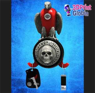 WALL KEYCHAIN - HARLEY DAVIDSON TANK EAGLE