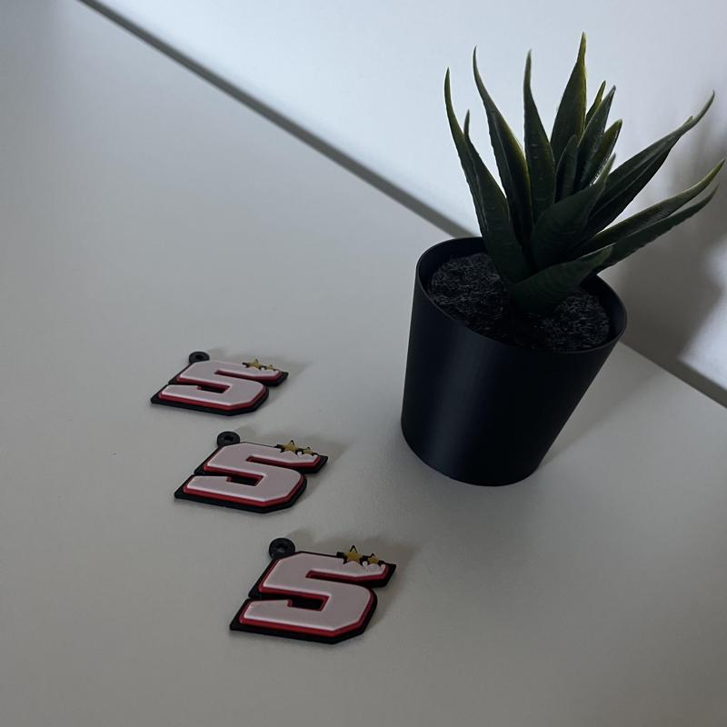 5 ZARCO (MOTOGP) KEYCHAIN