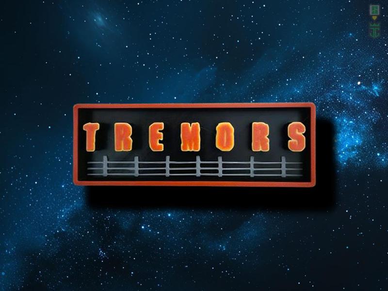 Tremors Film Cinema Room Sign Logo Box