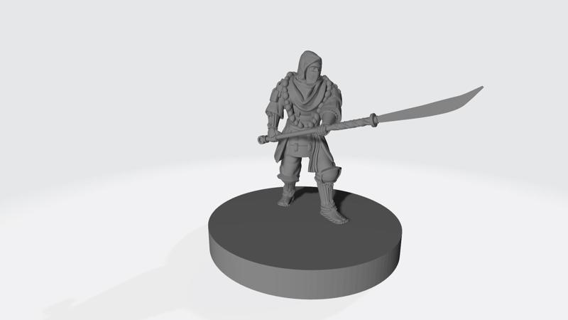 Sohei (Warrior Monk) - battle stance