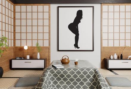 Woman silhouette #10
