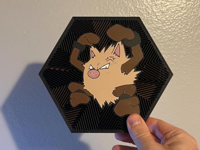 57 Primeape Hex Art