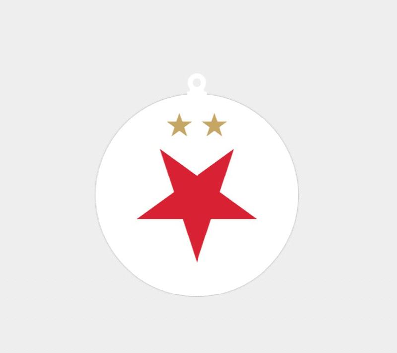 SK Slavia Christmas Ornament