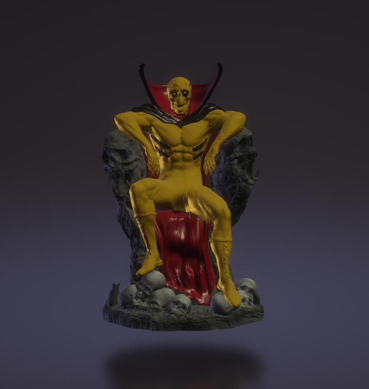 Fantomas (Ogon Bat) on Throne