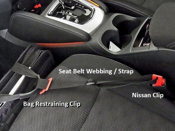 Car Bag Restraint - Stops your bag flying forward in your car