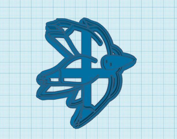 Pokemon: Glimmora Cookie Cutter