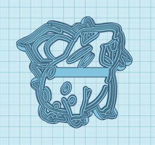 Pokemon: Nidoran Cookie Cutters