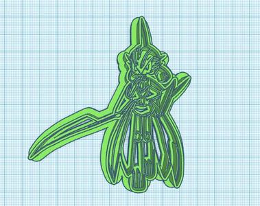 Pokemon: Iron Valiant Cookie Cutter