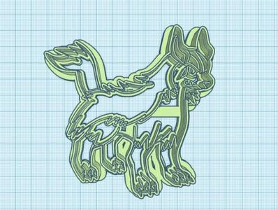 Pokemon: Mightyena Cookie Cutter