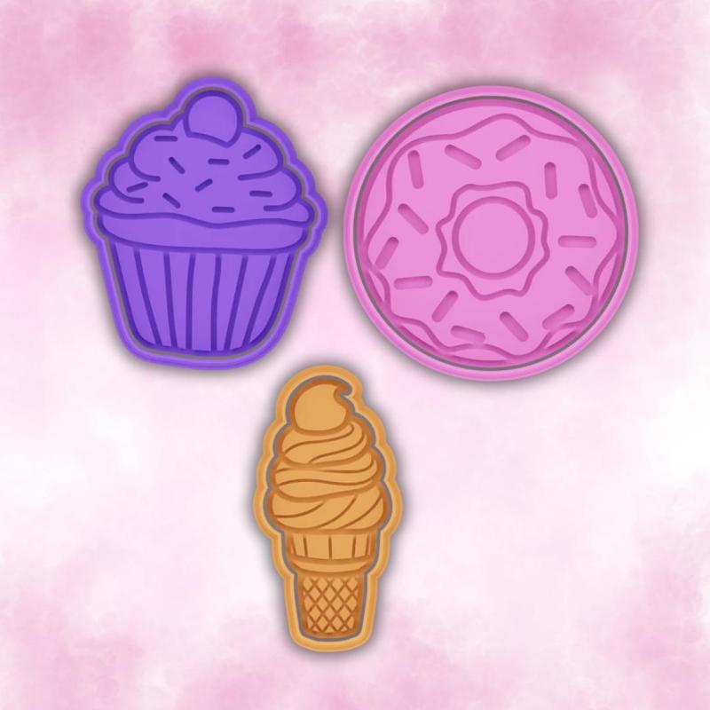 COOKIE CUTTER desserts set of 3