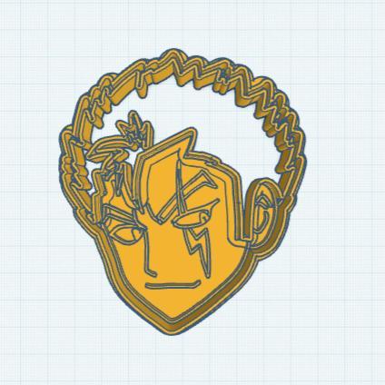 Fairy Tail: Laxus Cookie Cutter