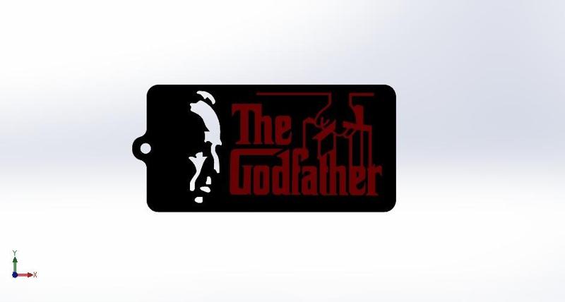 The Godfather Keychain