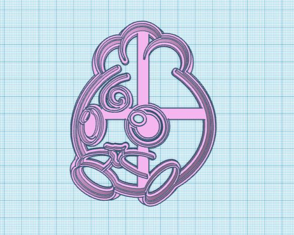 Pokemon: Igglybuff Cookie Cutter