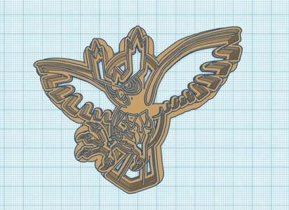 Pokemon: Noctowl Cookie Cutter