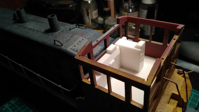 SW1500 locomotive cabin