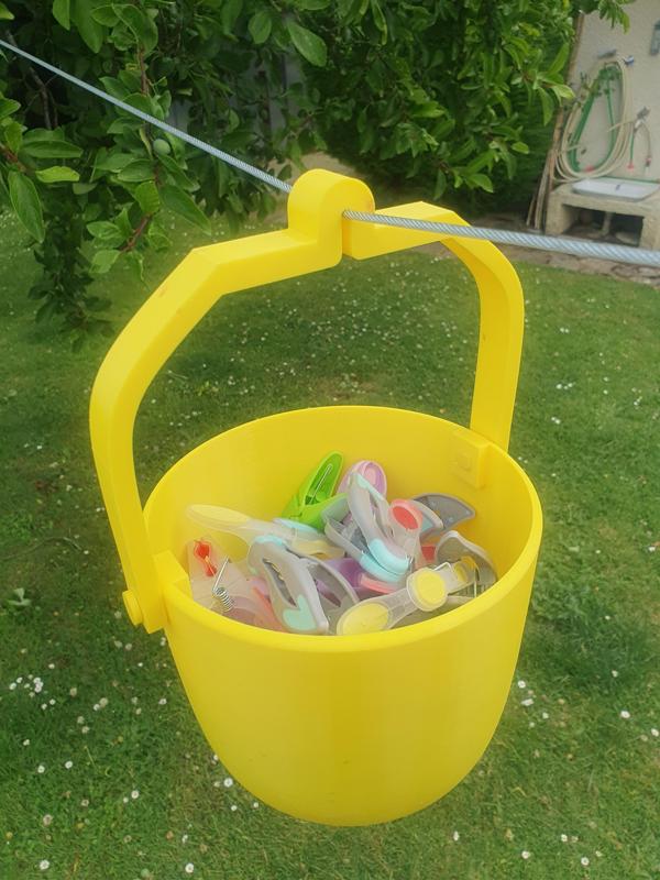 CLOTHES PEG BASKET