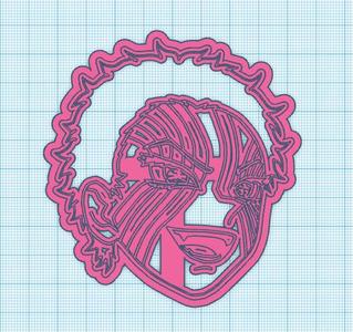 Demon Slayer: Akaza Icon Cookie Cutter