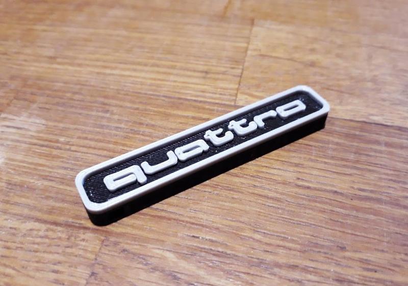 Audi quattro key tag