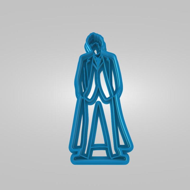 10th Doctor from Doctor Who Cookie Cutter