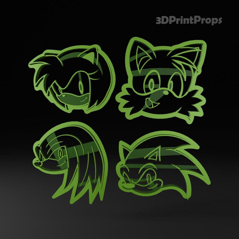 Sonic Cookie Cutter set
