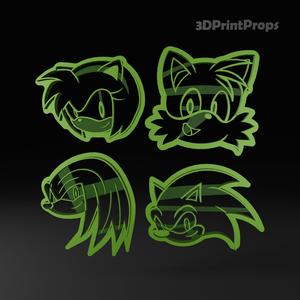 Sonic Cookie Cutter set