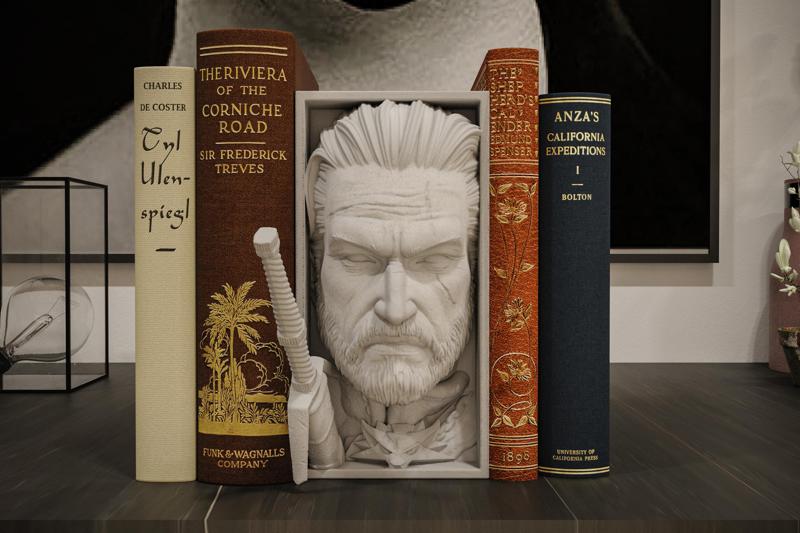 Geralt di Rivia Book Nook and Wall Mount