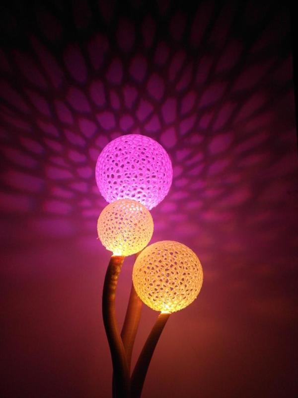 Voronoi blowball Flower - Lighted Decoration