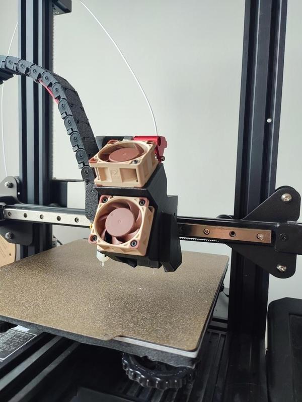 Diplo Duct – Ender 3 V2 4020 stock Direct Drive