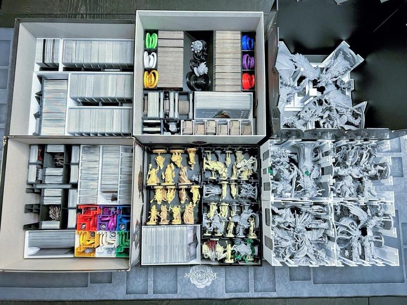 Black Rose Wars + Rebirth Insert/Organizer for Everything in 3 Boxes - Sleeved