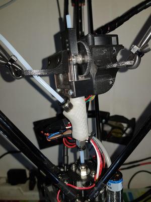 "Titan E3D" Flying Extruder with "Y-Swapper" for "Delta Kossel" printers