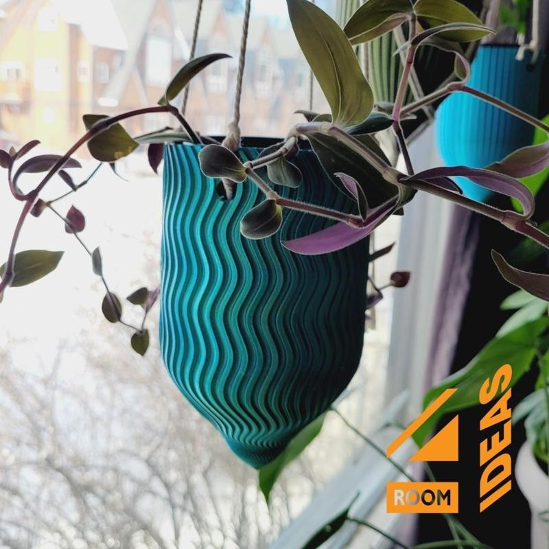 Bullet Planter Pot 2 - hanging planter + stands