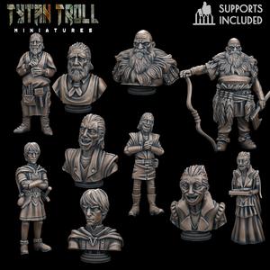 Curse of Strahd - Mini Bust Pack 10 [Pre-Supported]