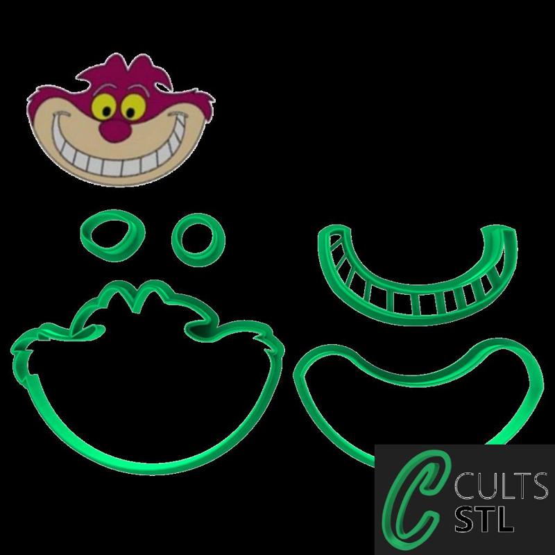 CORTADOR GATO - ALICE  NO PAÍS DAS MARAVILHAS - 5cm