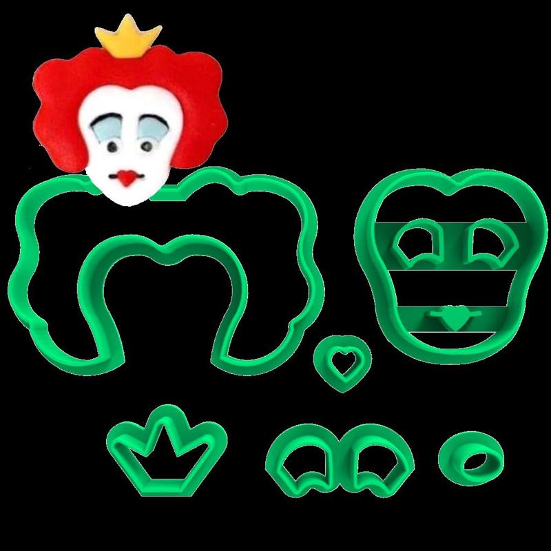 QUEEN OF HEARTS CUTTER – ALICE IN WONDERLAND – 5cm