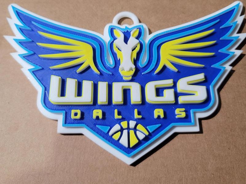 DALLAS WINGS 3D Logo 180mm series