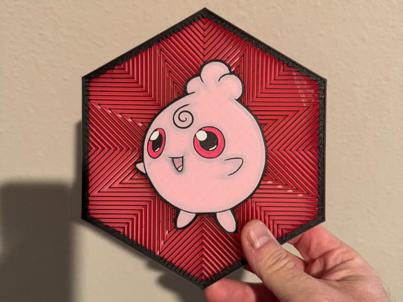 #174 Igglybuff Hex Wall Art