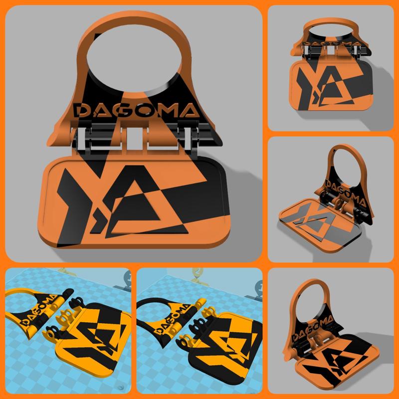 Foldable Outlet Mobile Phone Holder Dagoma bicouleur