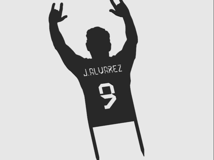 Julian Alvarez Cake Topper