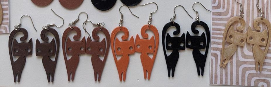 cat earring