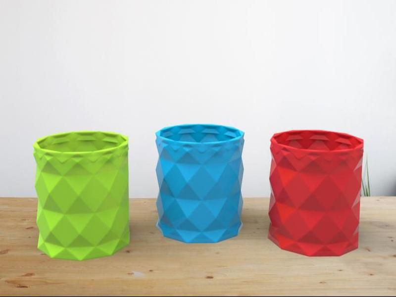 vase polygonal