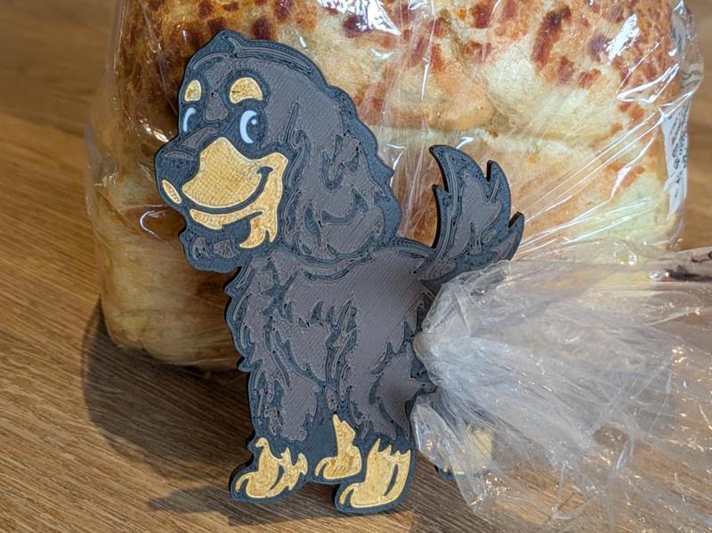 Cocker Spaniel Bread Bag Clip