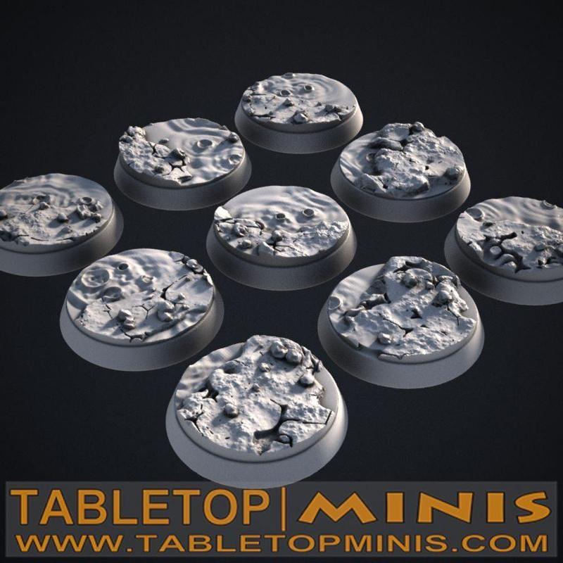 Acid Pools 28x28mm Circular Bases