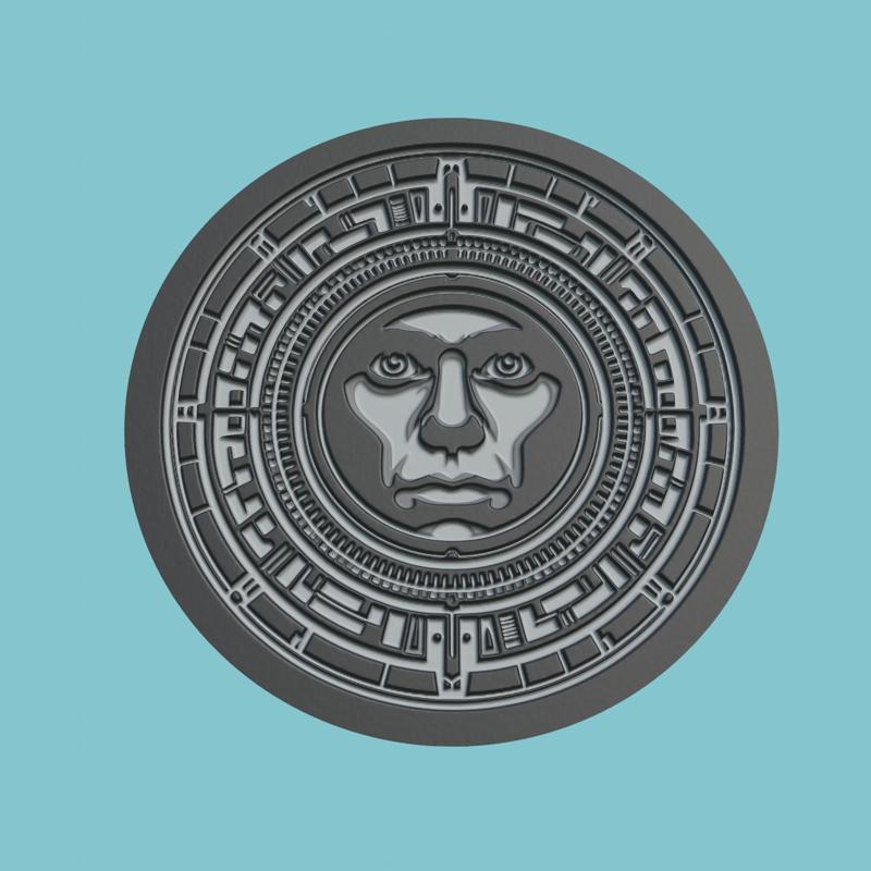 2001: A Space Odyssey Movie Medallion  2001: A Space Odyssey 3d  Model Stl Obj