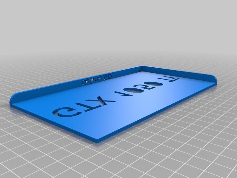 KFA2 1050 Ti BackPlate 