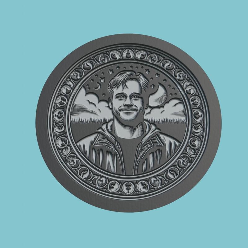 Good Will Hunting Movie Medallion  Good Will Hunting 3d  Model Stl Obj